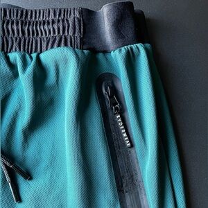 Ryderwear Men’s Action Mesh Training Shorts for the Gym, Teal Blue, Size Large